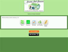Tablet Screenshot of countryclubcleanersdelmontecenter.mobi